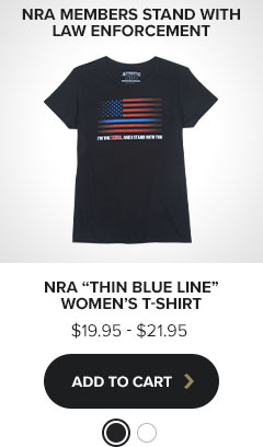 NRA Thin Blue Line Womens T-Shirt