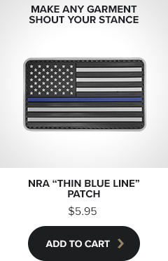 NRA Thin Blue Line Patch