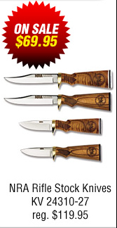 NRA Rifle Stock Knives