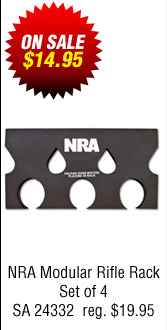 NRA Modular Rifle Rack Set of 4