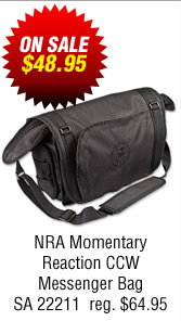 NRA Momentary Reaction CCW Messenger Bag