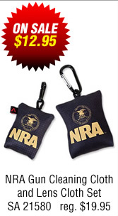 NRA Gun Cleaning Cloth and Lens Cloth Set