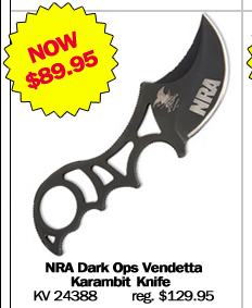 NRA Dark Ops Vendetta Karambit Knife