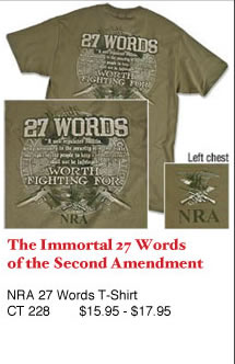 NRA 27 Words T-shirt