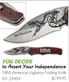 NRA American Vigilance Folding Knife