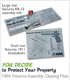 NRA Firearms Assembly Cleaning Mats