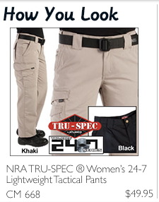 NRA TRU-SPEC Women’s 24-7 Lightweight Tactical Pants