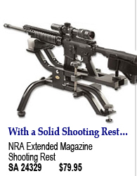 NRA Extended Magazine Shooting Rest