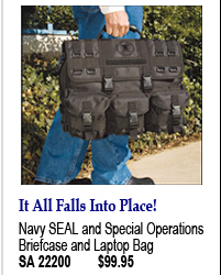 Navy SEAL and Special Operations Briefcase and Laptop Bag