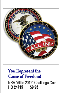 NRA ALL IN 2012 Challenge Coin