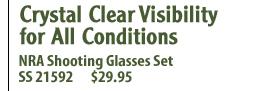 NRA Shooting Glasses Set