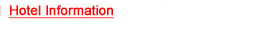 Hotel Information