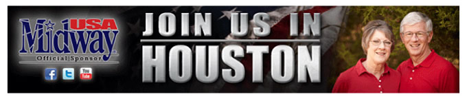 Join us in Houston - Midway USA, official sponsor