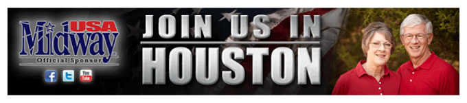 Join us in Houston - Midway USA, official sponsor