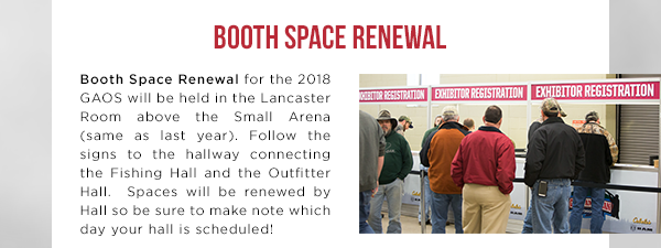Booth Space Renewal