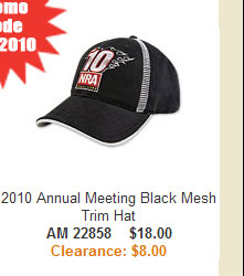 2010 Annual Meeting Black Mesh Trim Hat