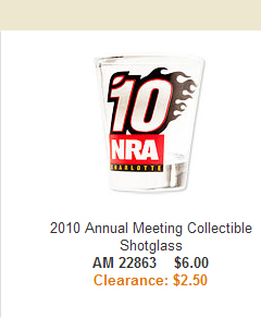 2010 Annual Meeting Collectible Shot Glass