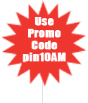 Use promo code pin10AM