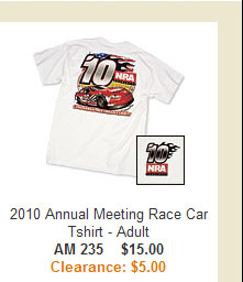 2010 Annual Meeting Race Car T-shirt - Adult